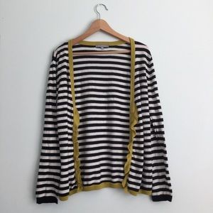 ny collection Striped Cardigan